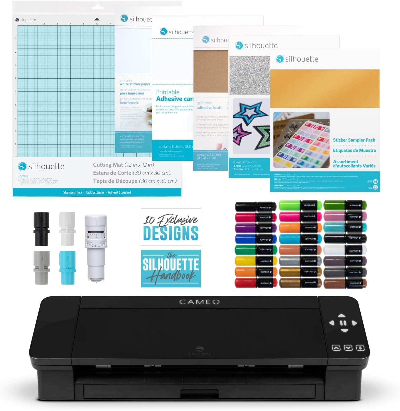 Silhouette Cameo 4 - Black Crafts Bundle
