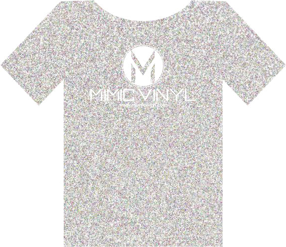 Glitter- Silver Confetti