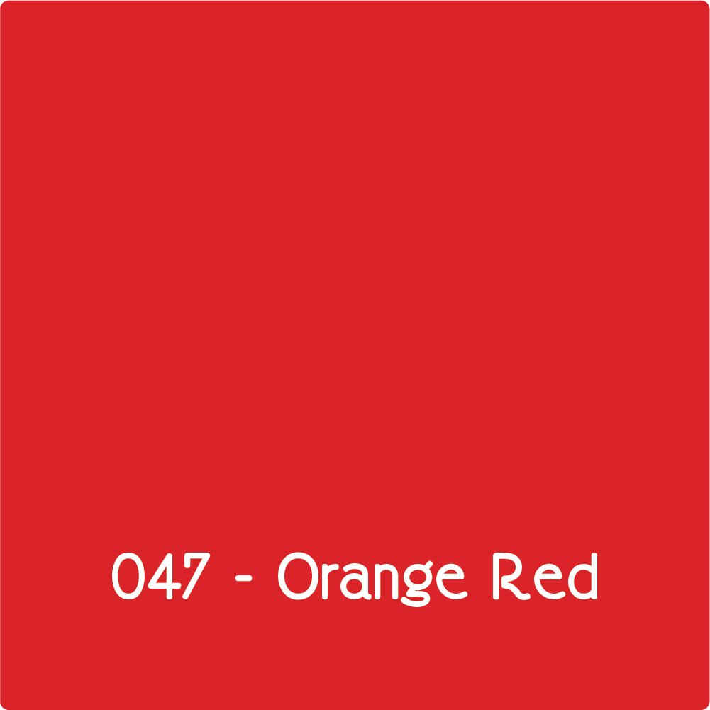 Oracal 651 - Orange Red