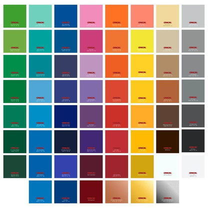 Oracal 651 Glossy 12" x 6 ft Vinyl Rolls - 61 Colors